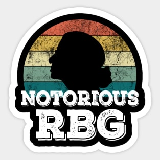 Vintage Notorious RBG - Ruth Bader Ginsburg Sticker